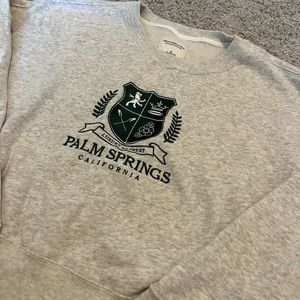 Cropped A&F Crewneck